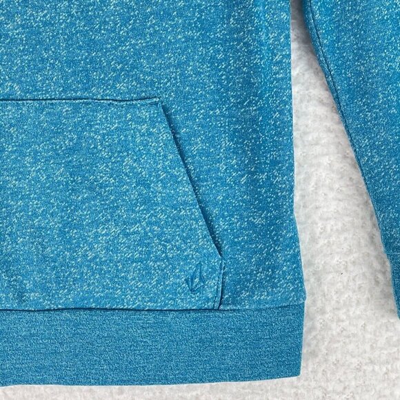Volcom Blue Heathered Pullover Sweater Womens Long Sleeve Scoop Neck Size Large‎ - Picture 4 of 11